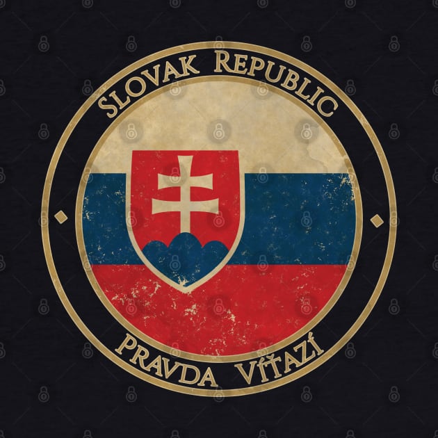 Vintage Slovakia Slovak Republic Europe European EU Flag by DragonXX